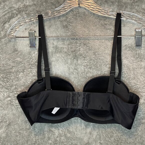 Auden Women Lightly Lined Convertible Strapless Underwired Classic Demi Bra 34C - Picture 2 of 10